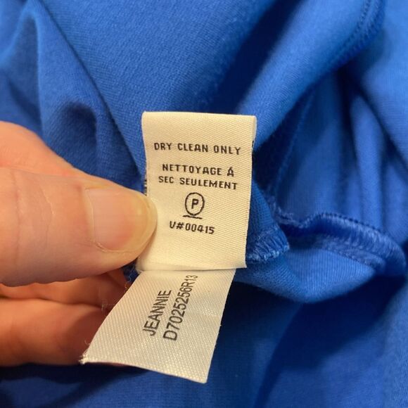 Diane von Furstenberg Royal Blue Jeannie Mini Dress Size 8 - Picture 9 of 9